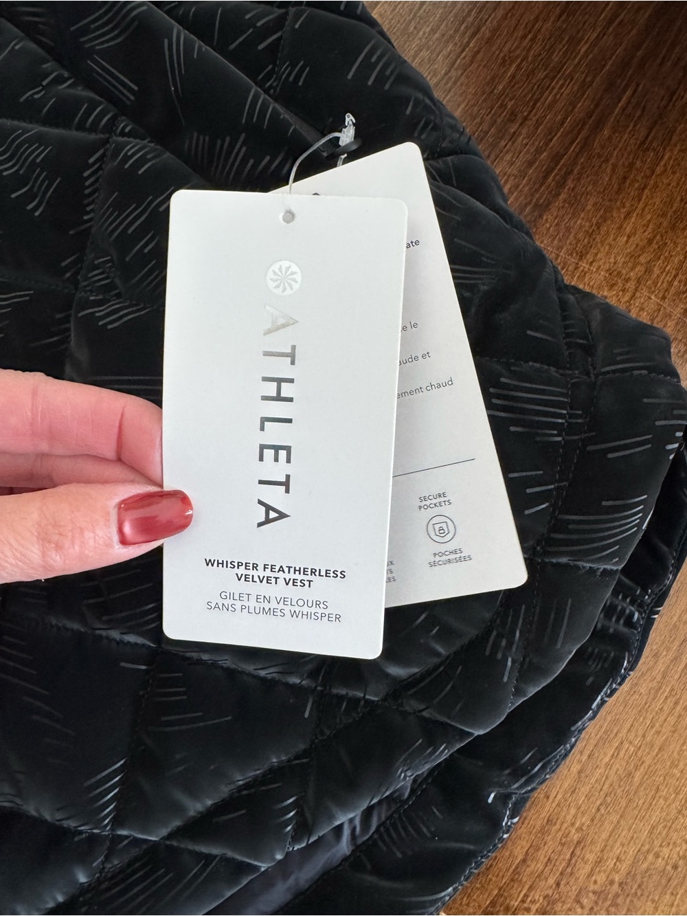 Athleta Featherless Velvet Vest - Picture 4 of 7